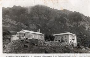 Postkarten: massanet de cabrenys. 15 santuario y hospedería. puntunet